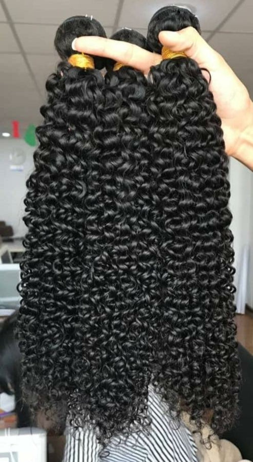 10A Grade 3/4 Bundles Kinky Curly Brazilian Human Hair