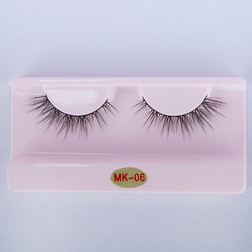 Wholesale Eyelashes 10/30/50/100 Pairs Faux Mink Lashes Natural False