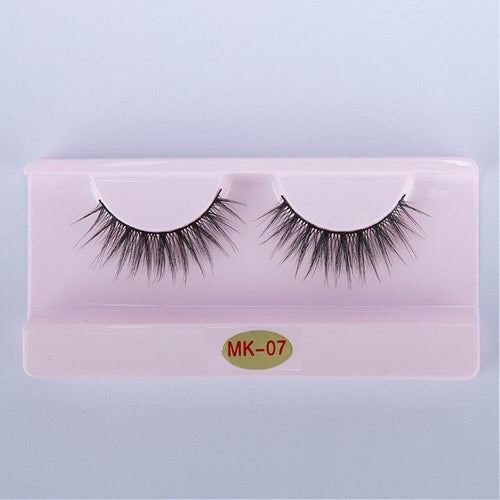 Wholesale Eyelashes 10/30/50/100 Pairs Faux Mink Lashes Natural False