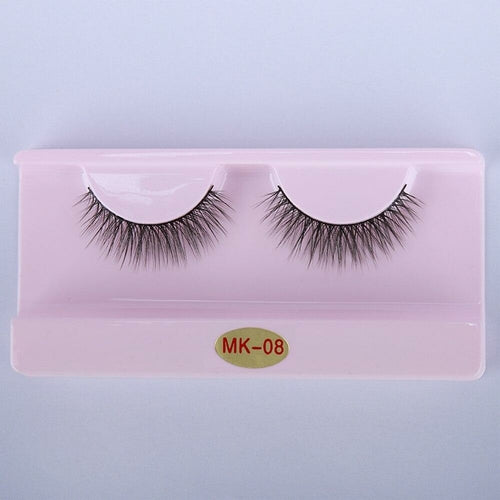 Wholesale Eyelashes 10/30/50/100 Pairs Faux Mink Lashes Natural False