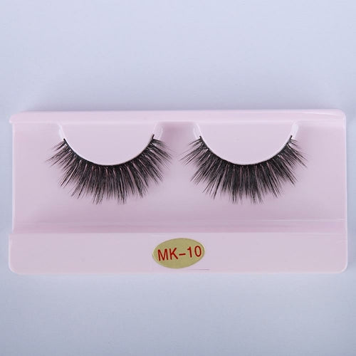 Wholesale Eyelashes 10/30/50/100 Pairs Faux Mink Lashes Natural False